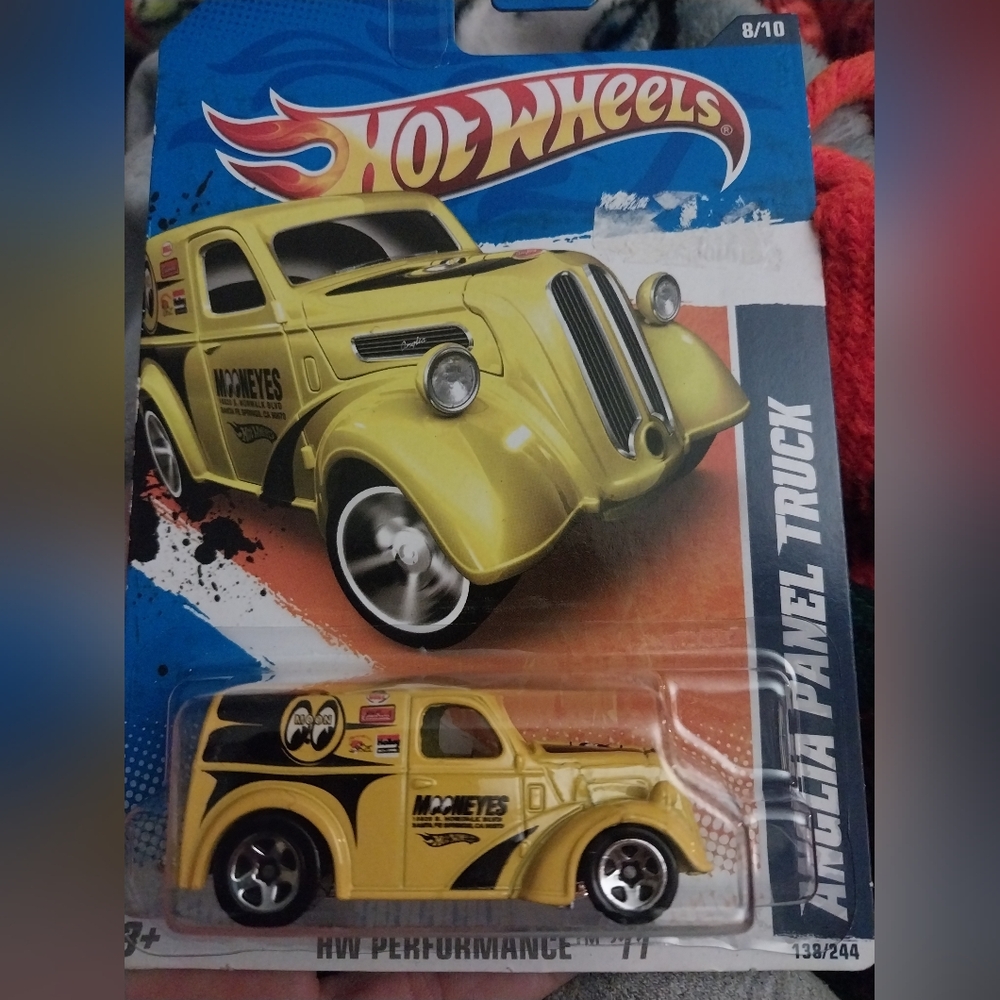 Yellow Anglia Panel Truck Toy Vehicle